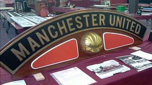 Manchester United name plate